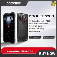Doogee S200 (5G)- Chính hãng nguyên seal GIÁ TỐT - LH: 09175.09195