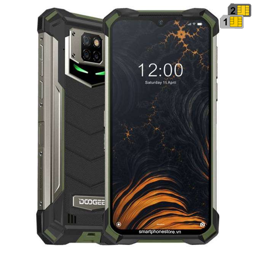 Doogee S88 Pro - Smartphone siêu bền pin khủng 10.000mAh Ram6GB Rom128GB