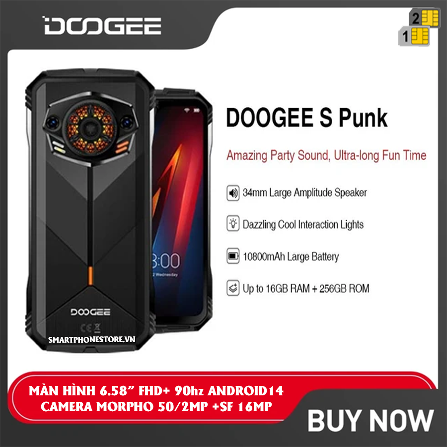 Doogee S Punk - IP68/69K 6.58