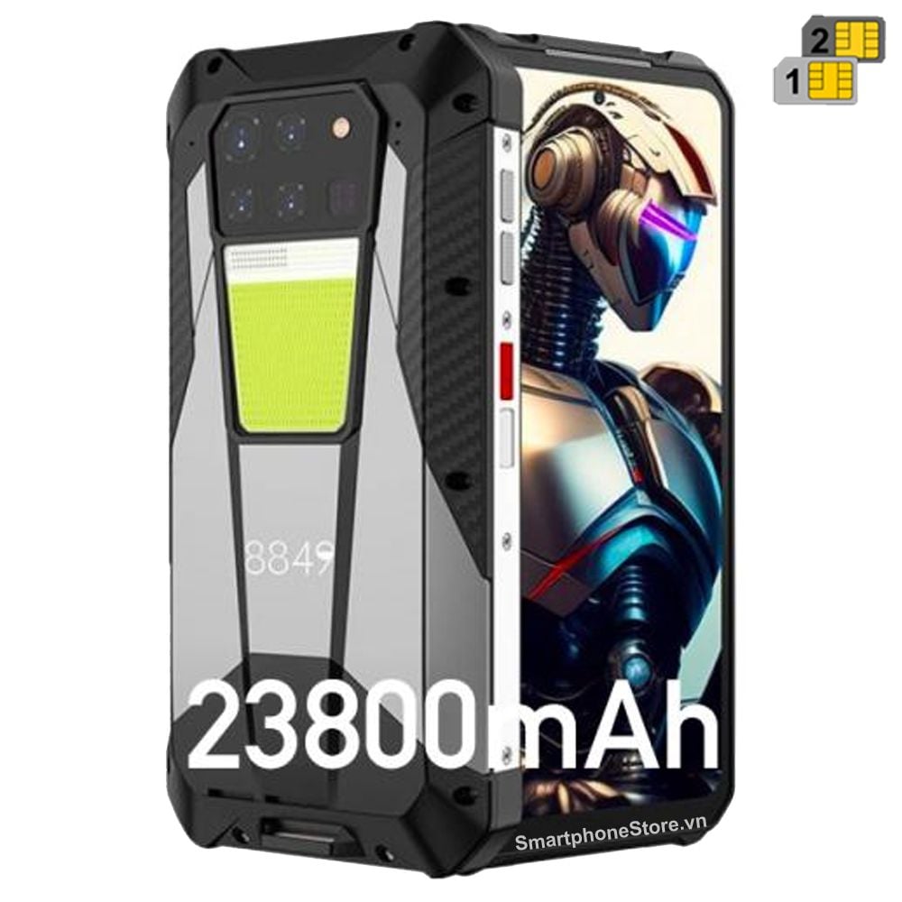 Unihertz Tank 3 (8849) - Siêu bền 5G Pin23800mAh Ram32GB Cam200MP Đèn pha đo laser