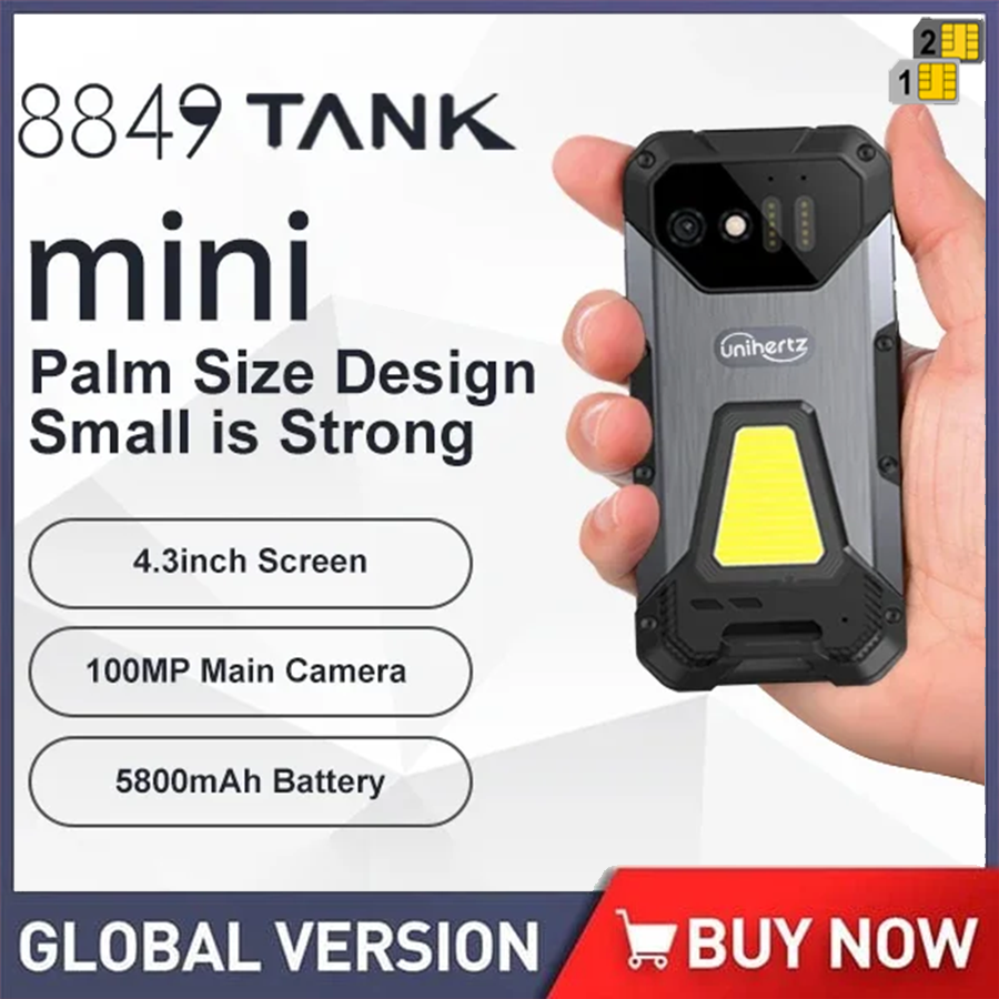 Unihertz Tank Mini (UH8849) - Chính hãng Nguyên Seal Giá RẺ - 09175.09195