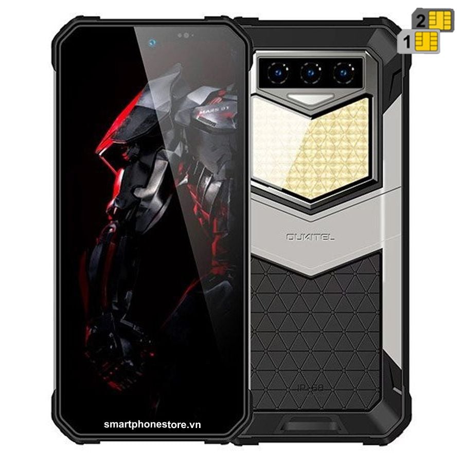 Oukitel WP26 - Siêu bền Ram13GB Pin10000mAh Cam48MP Đèn pha