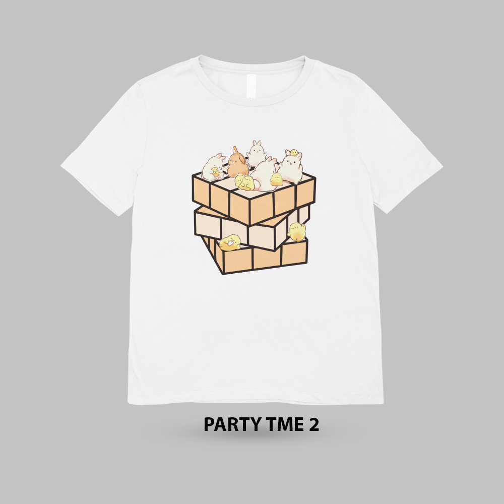 Áo thun nam basic, ngắn tay _ Gavani Akh Party Time