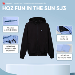 Áo khoác nam chống nắng và kháng khuẩn _ hoz Fun in the Sun - SJ3