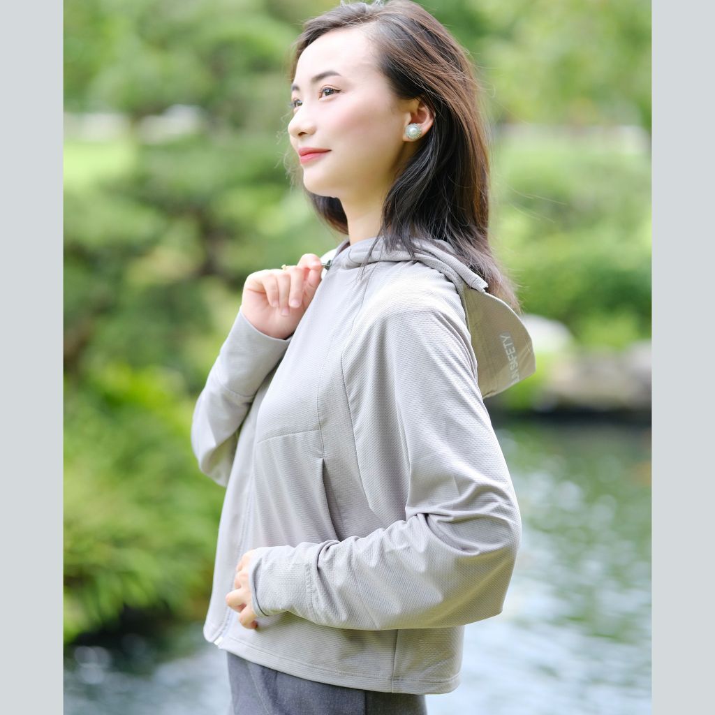 Áo khoác nữ UV, chống nắng và kháng khuẩn Gavani Hoz Ultra-Thin