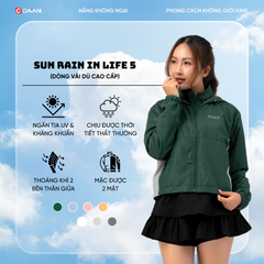 Áo khoác nữ ngăn UV và kháng khuẩn _ Gavani hoz sun, rain in life 5