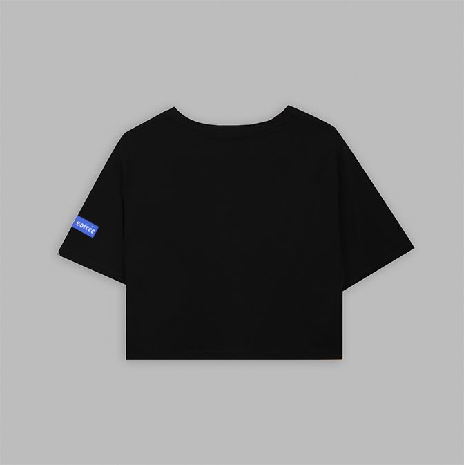 Áo thun nữ croptop rộng _ Gavani Akh Bonne Soiree