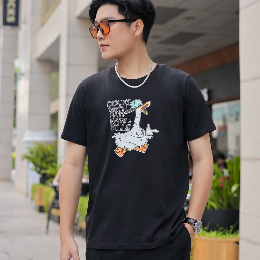 Áo thun nam form basic _ Gavani akh Duck