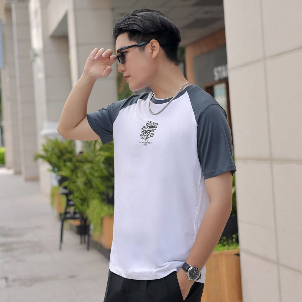 Áo thun nam basic, ngắn tay _ Gavani akh making