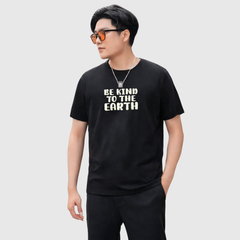 Áo thun nam cotton _ Gavani Akh King to the earth