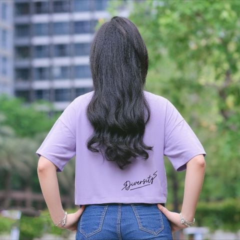 Áo thun nữ croptop _ Gavani Akh Diversity