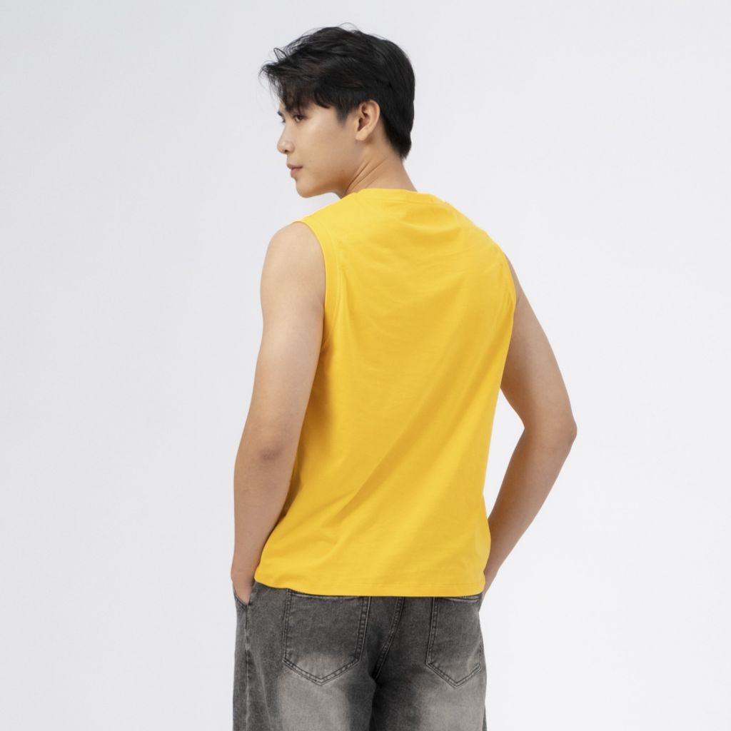 Áo thun nam tank top, cổ tròn Gavani Abl Fluffy