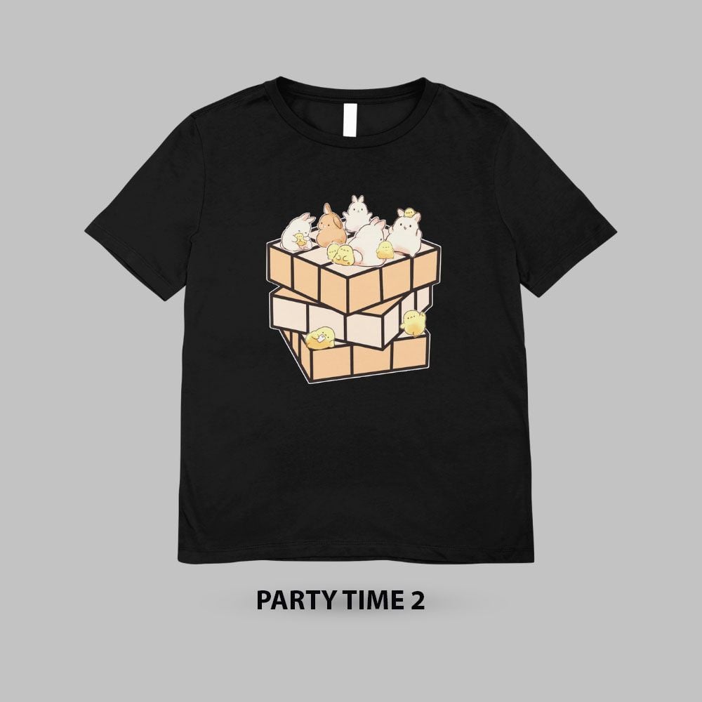 Áo thun nam basic, ngắn tay _ Gavani Akh Party Time