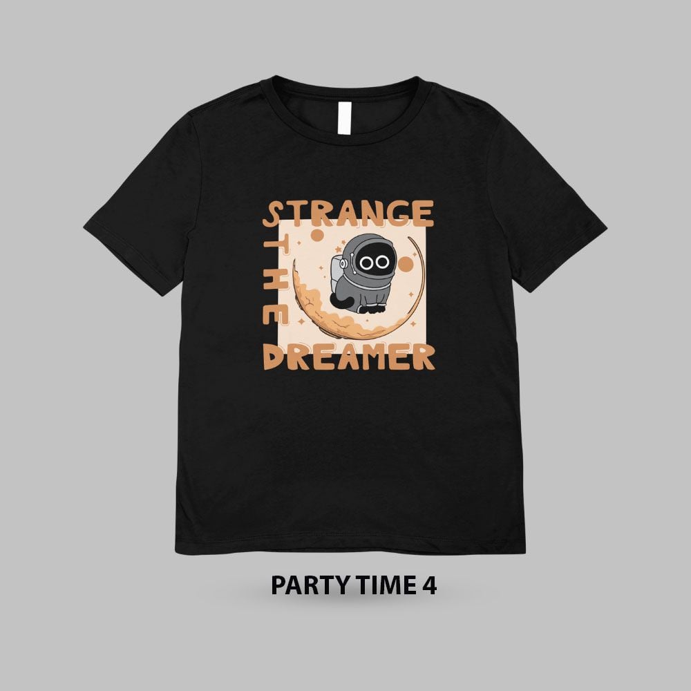 Áo thun nữ form rộng tay ngắn _ Gavani Akh Party Time