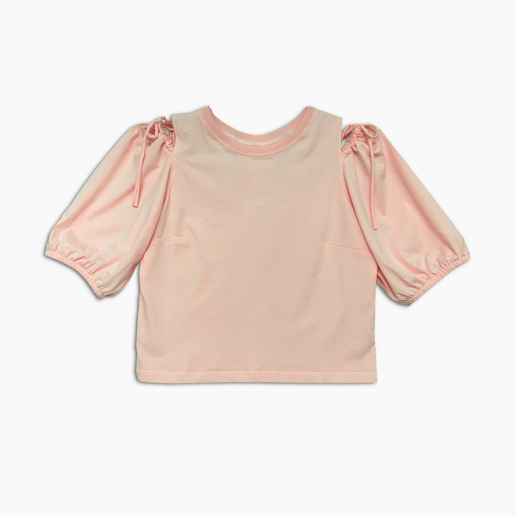 Áo thun nữ thiết kế cách điệu croptop _ Gavani akh Puff Sleeve W2