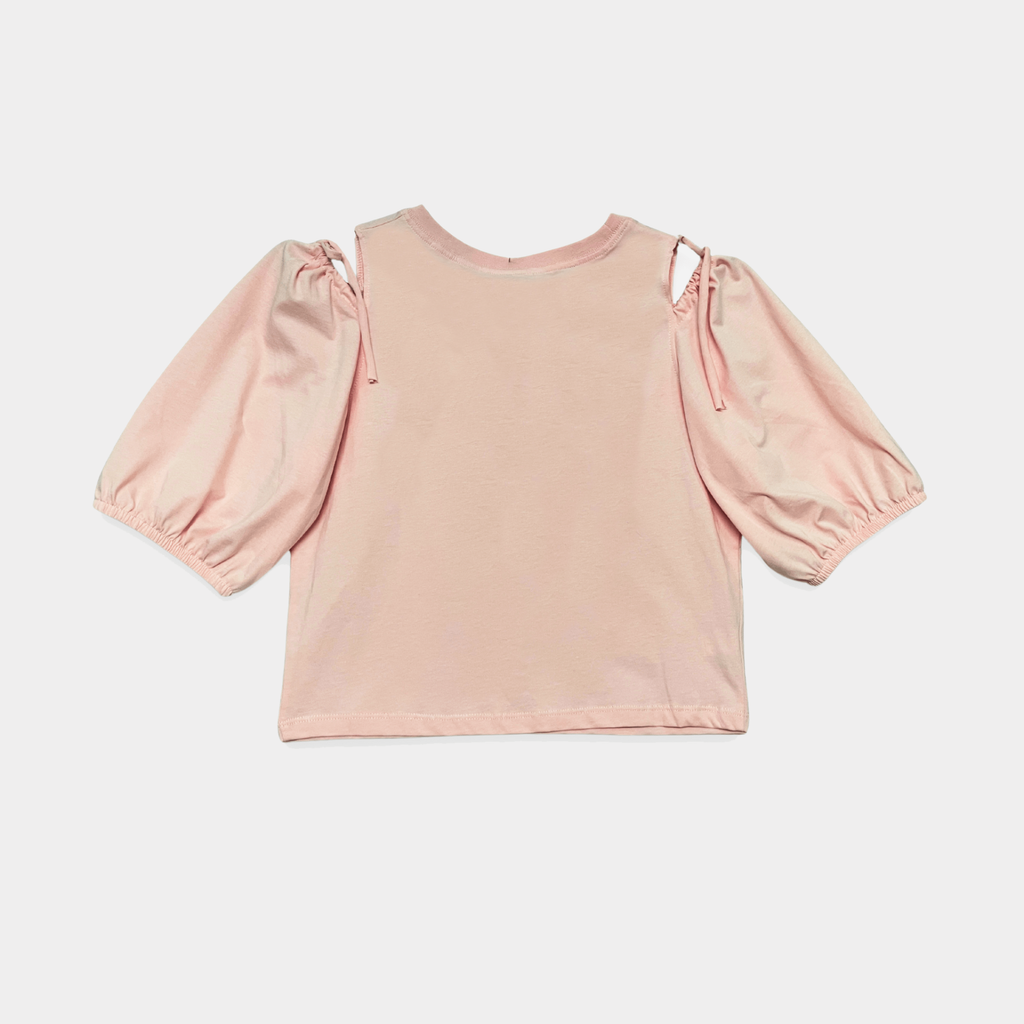 Áo thun nữ thiết kế cách điệu croptop _ Gavani akh Puff Sleeve W2