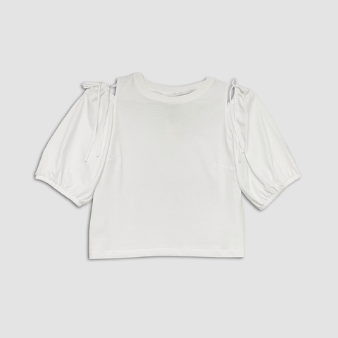 Áo thun nữ thiết kế cách điệu croptop _ Gavani akh Puff Sleeve W2