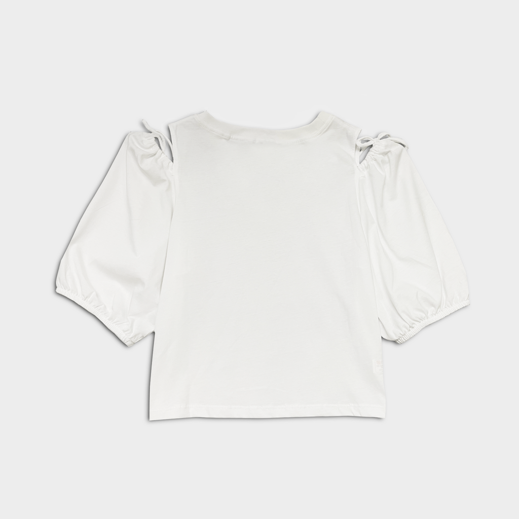 Áo thun nữ thiết kế cách điệu croptop _ Gavani akh Puff Sleeve W2