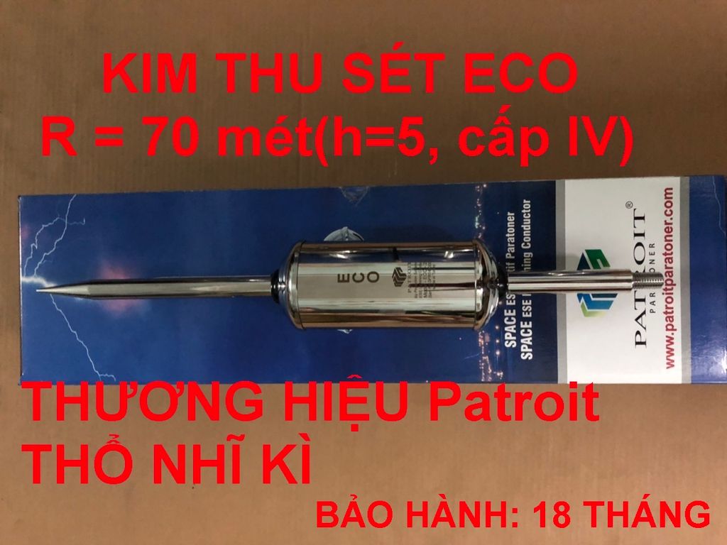 Kim thu sét Thổ Nhĩ Kỳ Patroit Eco Rp=70m