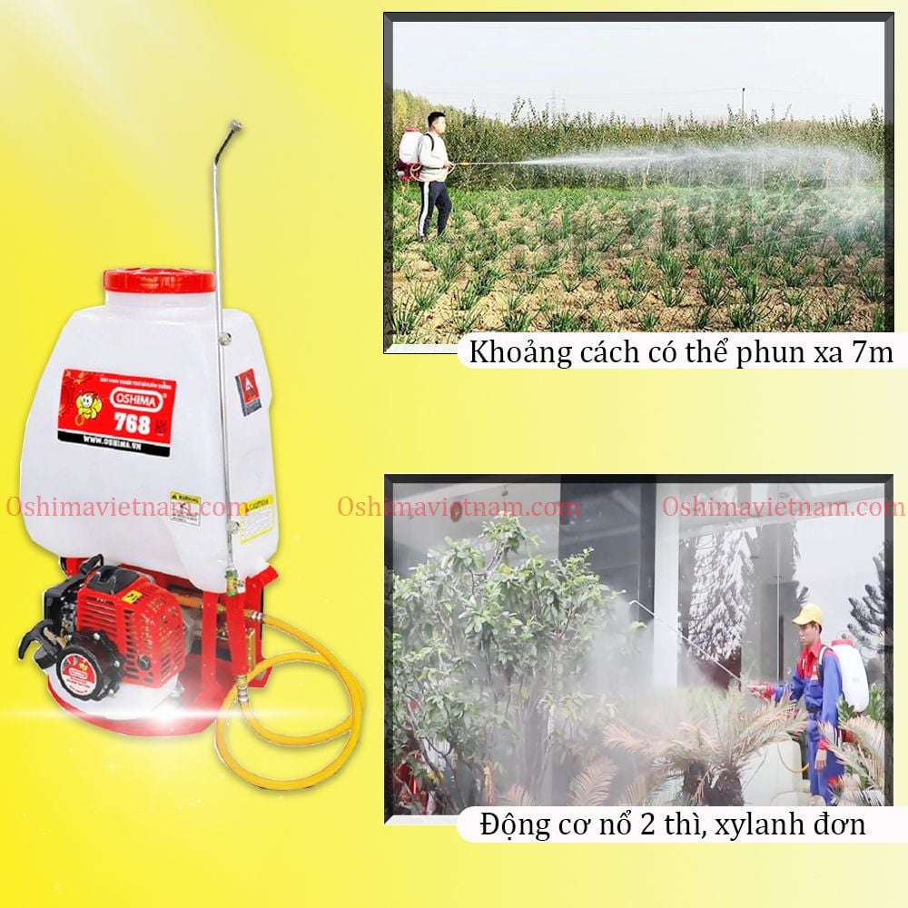 Bình xịt động cơ Oshima 768