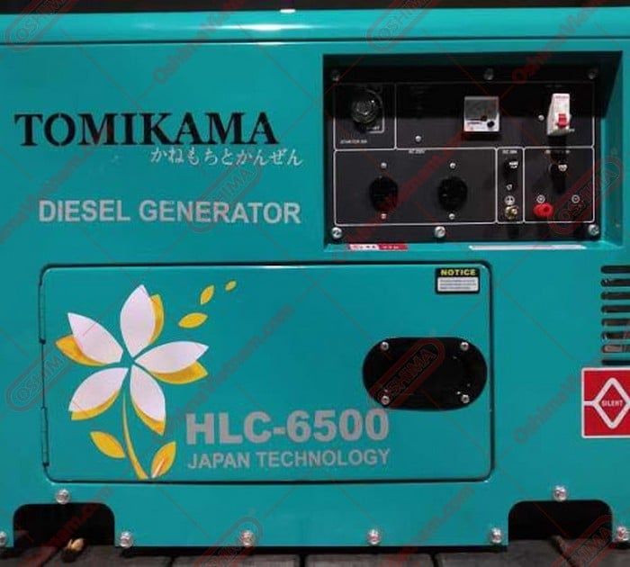 Máy phát điện Tomikama HLC 6500 chạy dầu