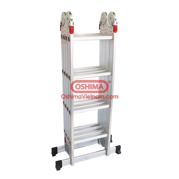 Thang nhôm gấp 4 Oshima T4D-4 ( 4 đoạn, 4 bậc )