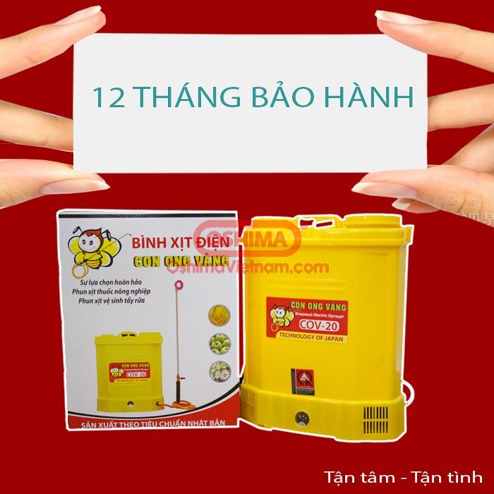 Bình xịt điện con ong vàng COV20-BY