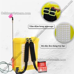 Bình xịt điện phun thuốc trừ sâu Cali 20DP ( Tặng kèm gói thuốc diệt côn trùng )