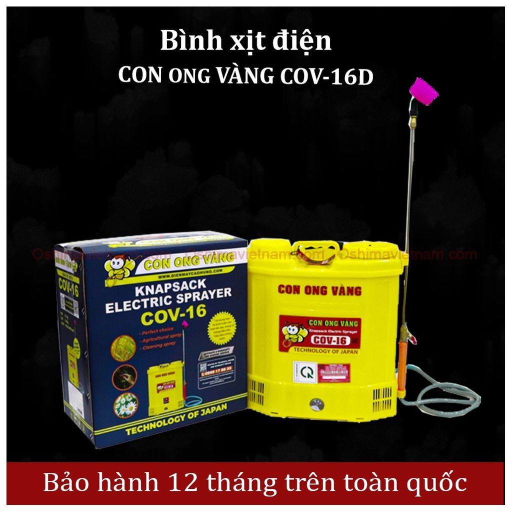 Bình xịt điện con ong vàng COV 16D