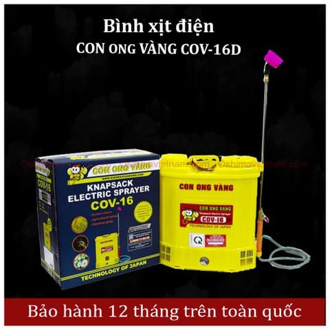 Bình xịt điện con ong vàng COV 16D