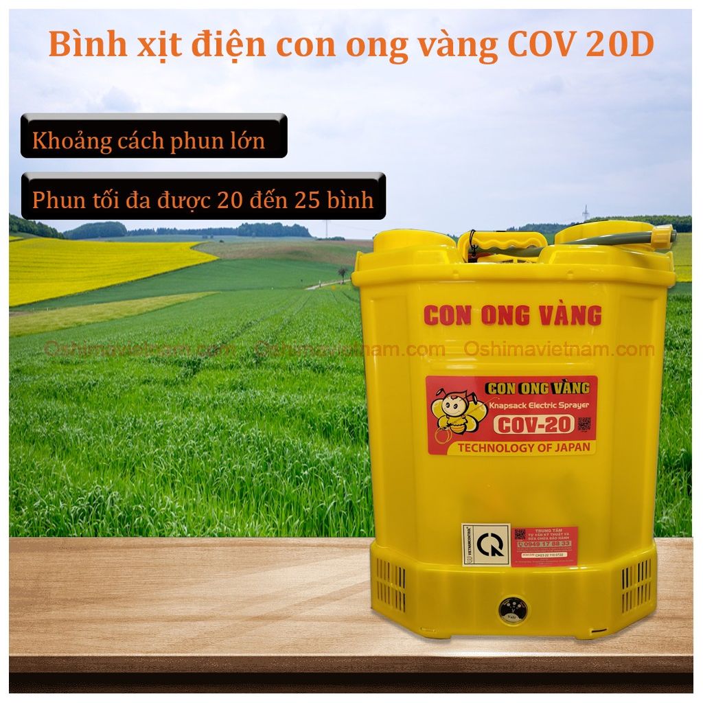 Bình Xịt Điện Con Ong Vàng COV 20D