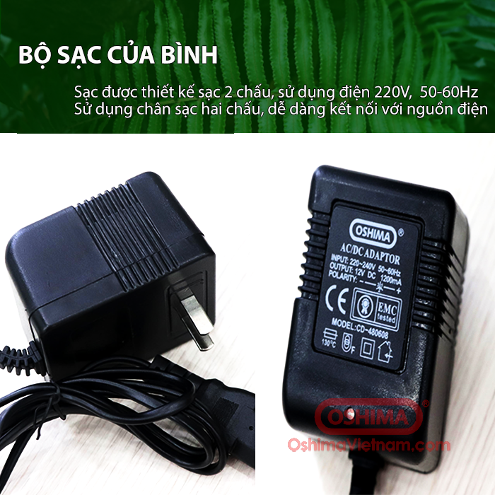 Bình xịt điện OSHIMA OS 20 - L