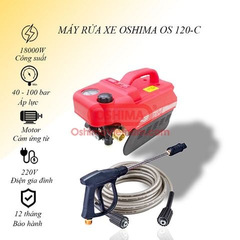 Máy rửa xe gia đình Oshima OS 120C - P