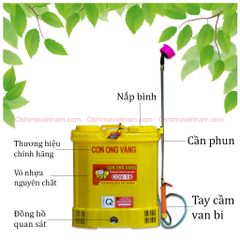 Bình xịt điện Con Ong Vàng COV 18D