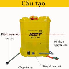 Bình xịt điện KCT 16 D