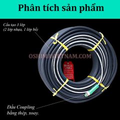 Dây hơi Hankook No.2 6.5mm x 50m Xanh đậm