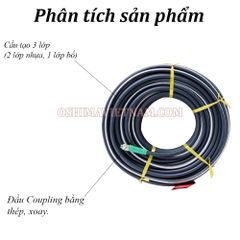 Dây hơi Hankook No.2 8.5mm x 50m Xanh đậm