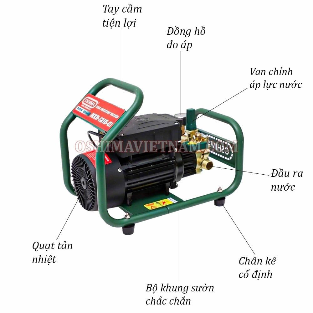 Máy xịt rửa Oshima MXR 1215 C1