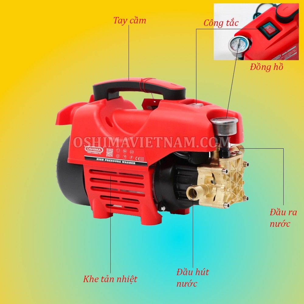 Máy xịt rửa Oshima MXR JZ900A2 2500W