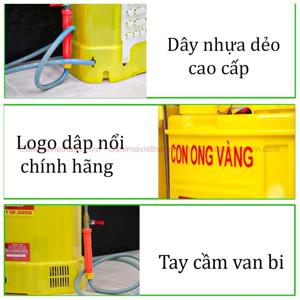 Bình xịt điện Con Ong Vàng COV 18D