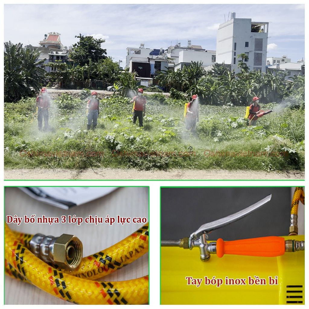 Bình xịt điện Oshima OS 20 vàng