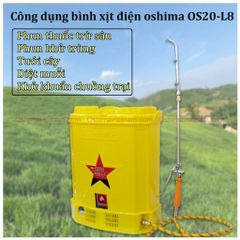 Bình xịt điện Oshima OS 20 L 8