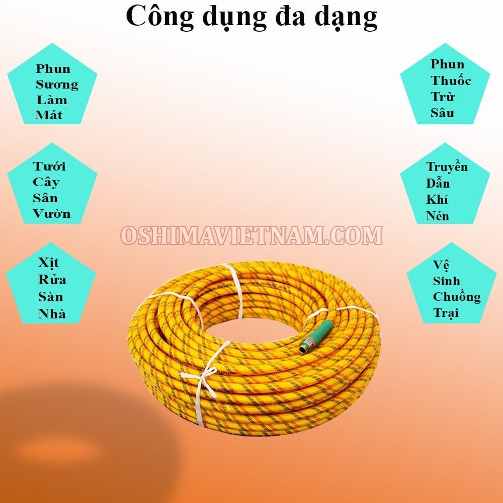 Dây phun áp lực Oshima 6.5mm