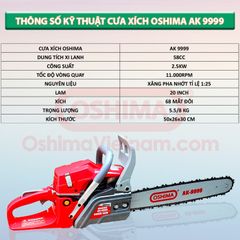 MÁY CƯA XÍCH OSHIMA AK 999