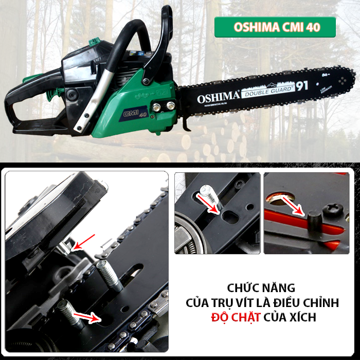 MÁY CƯA XÍCH TỈA CÀNH OSHIMA CMI 40 - H
