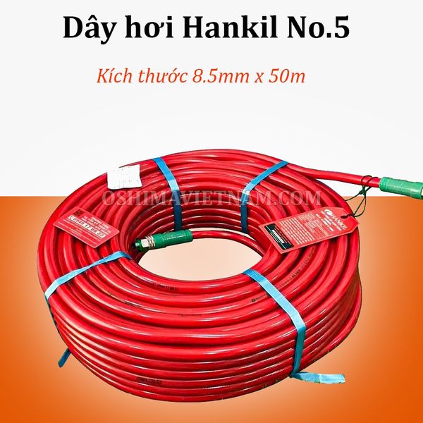 Dây hơi Hankil No.5 8.5mm x 50m Đỏ