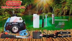 MÁY CẮT CỎ, PHÁT CỎ OSHIMA TX 411 MADE IN THÁI LAN