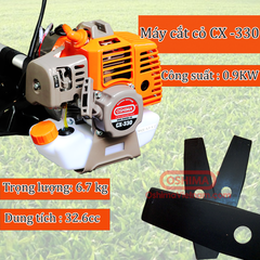 Máy cắt cỏ, phát cỏ OSHIMA CX 330 2 thì đeo vai