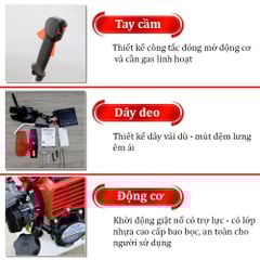 Máy cắt cỏ, phát cỏ Mitsukaisho 260