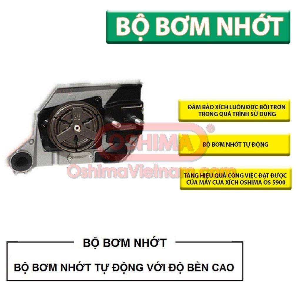 Máy cưa xích Oshima Os 5900 2500W